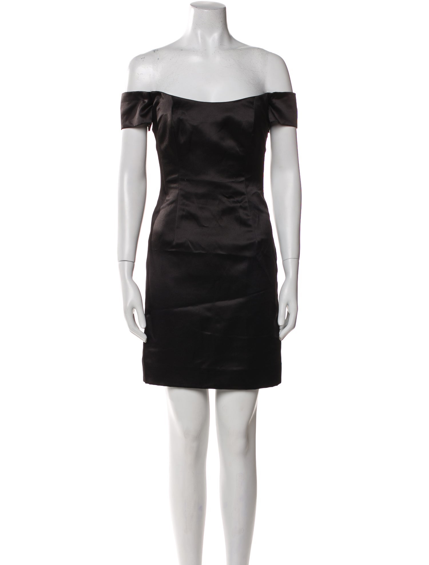 Vera Wang Off-The-Shoulder Mini Dress