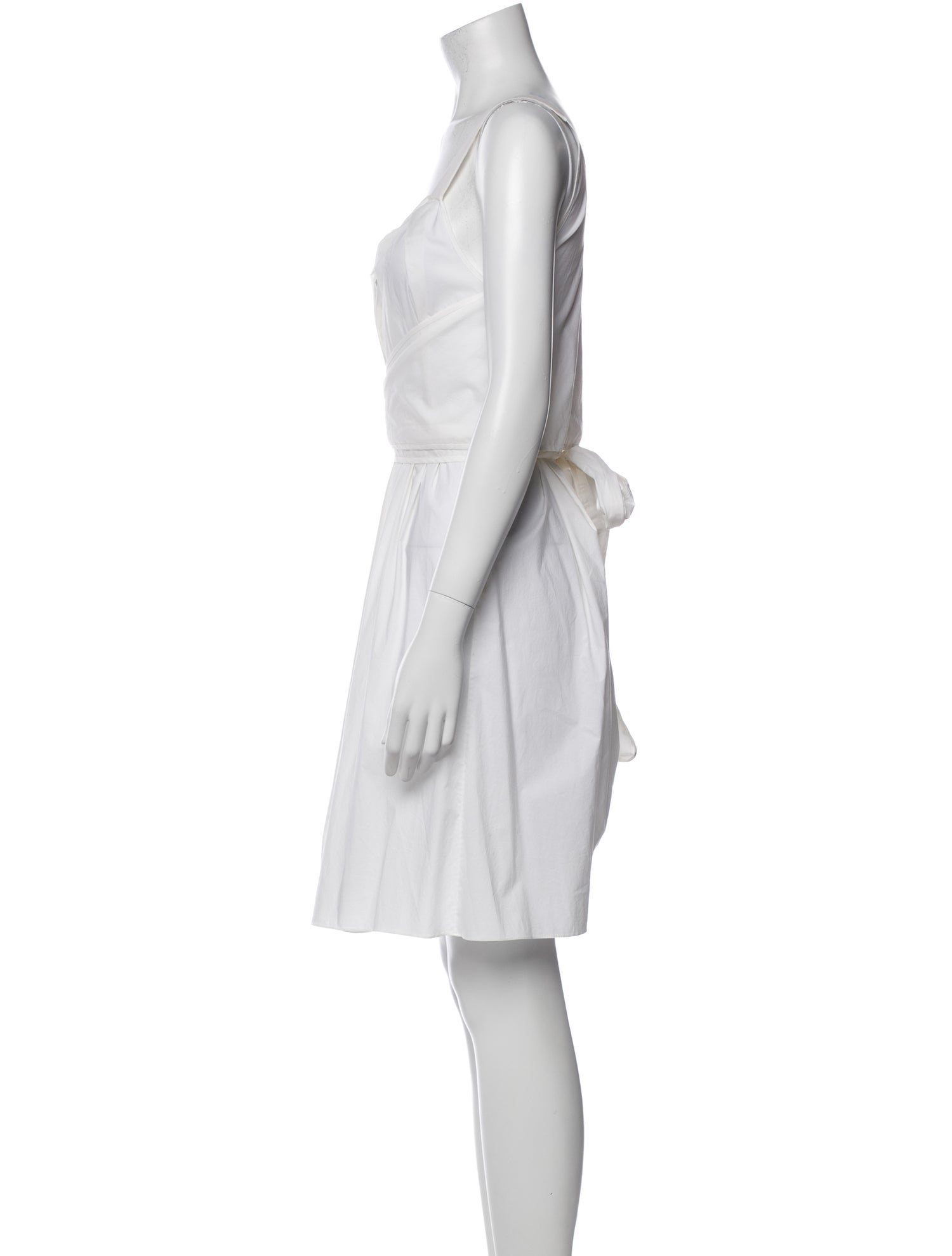 Vera Wang Square Neckline Long Dress