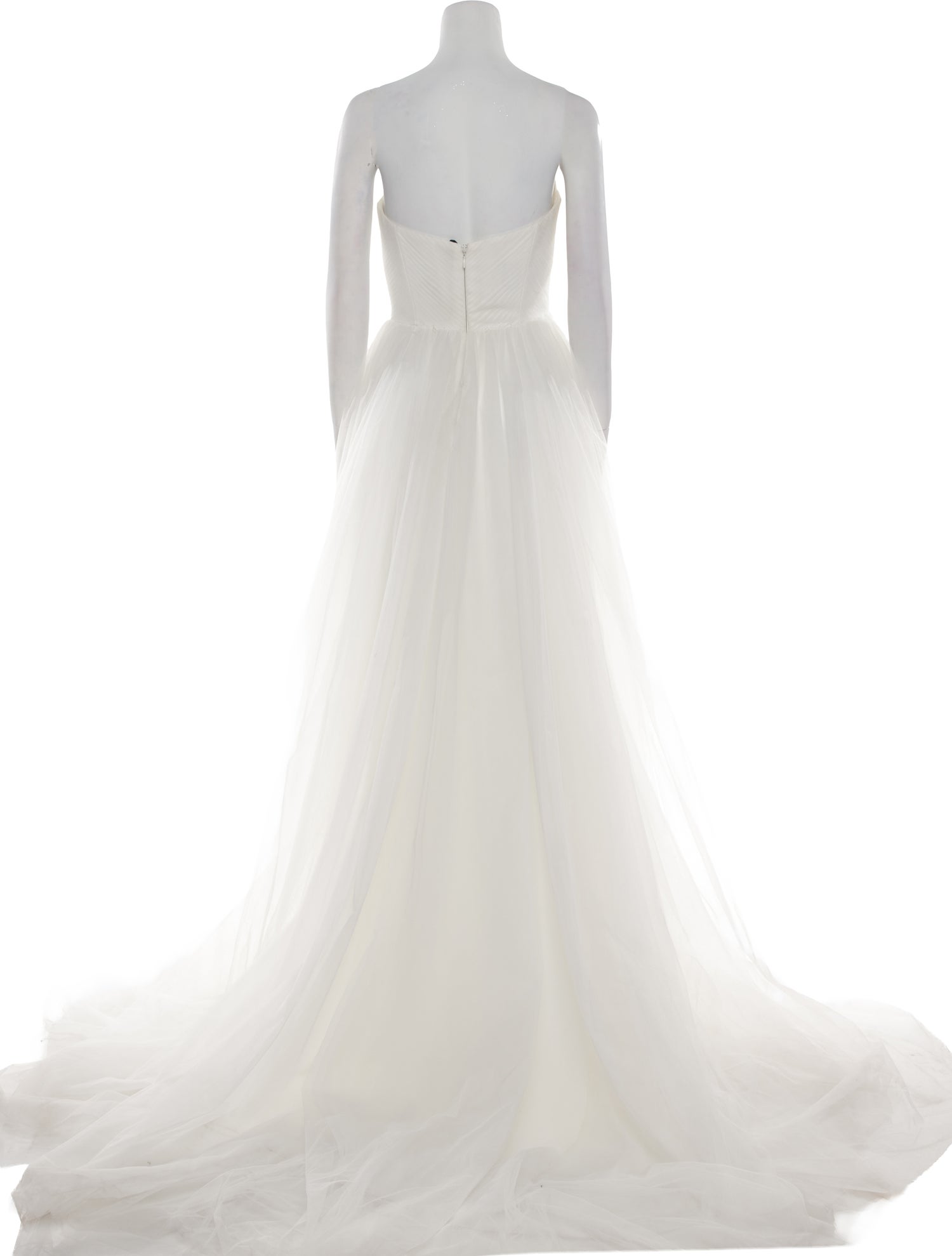 Vera Wang Strapless Long Dress