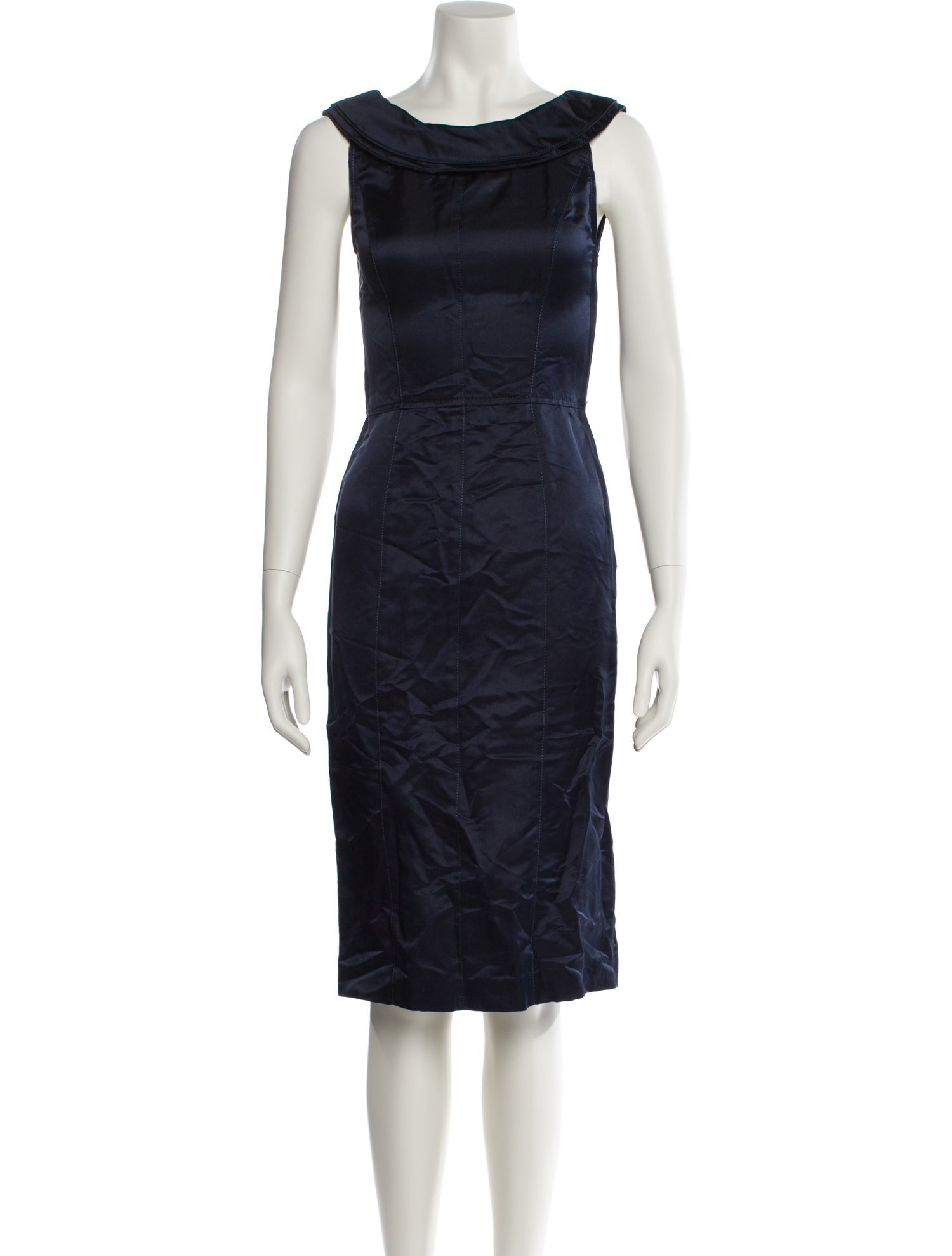 Vera Wang Silk Midi Length Dress