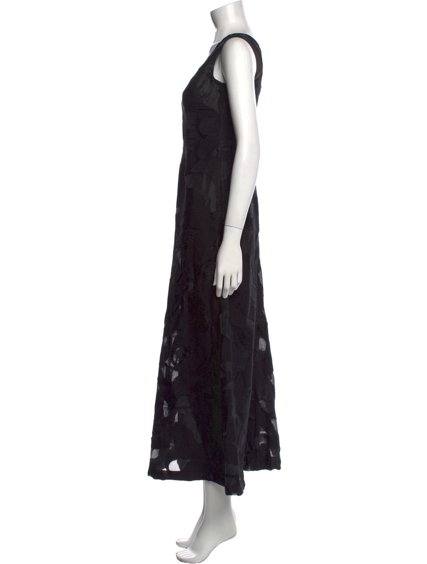 Vera Wang V-Neck Knee-Length Dress