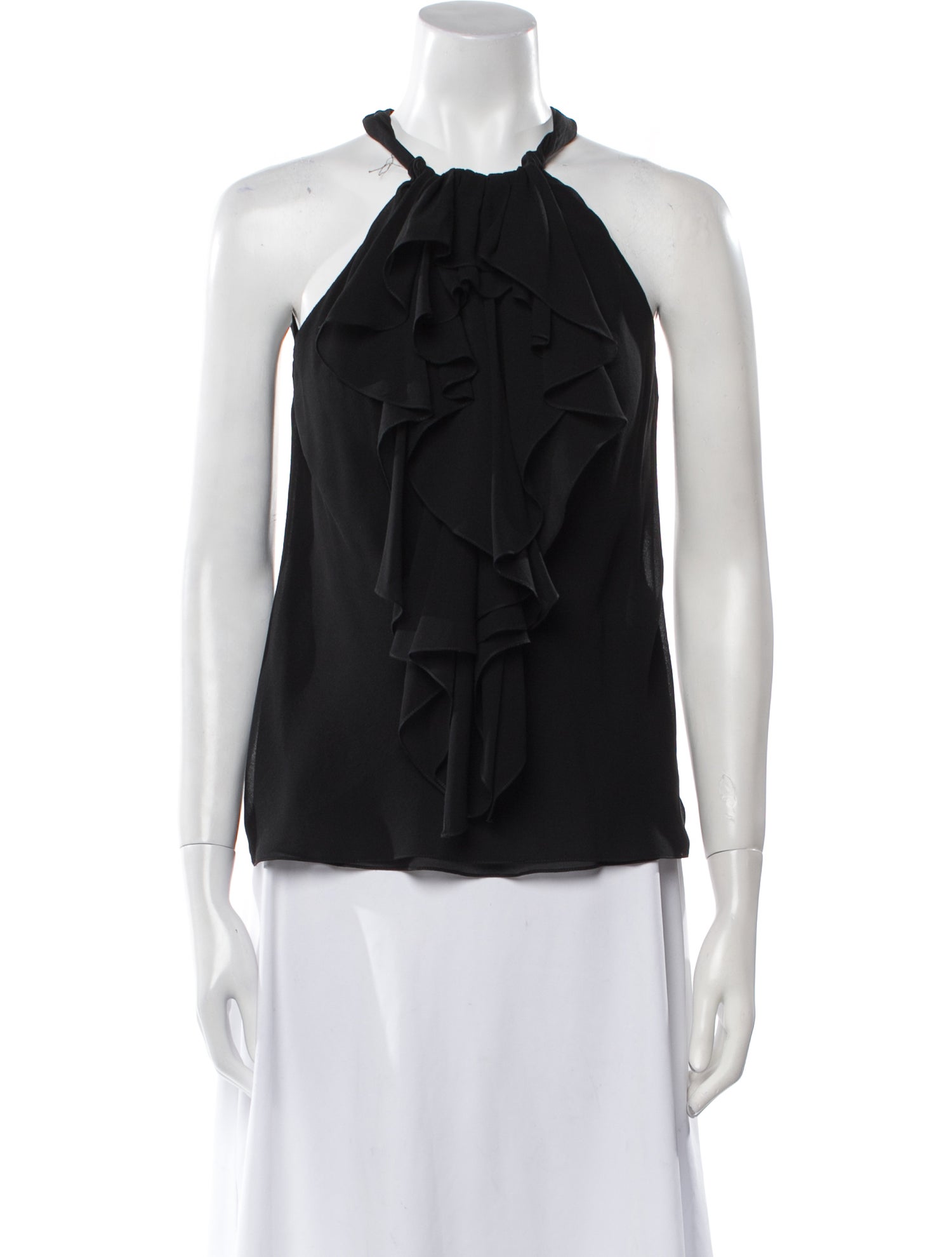 Vera Wang Halterneck Sleeveless Blouse