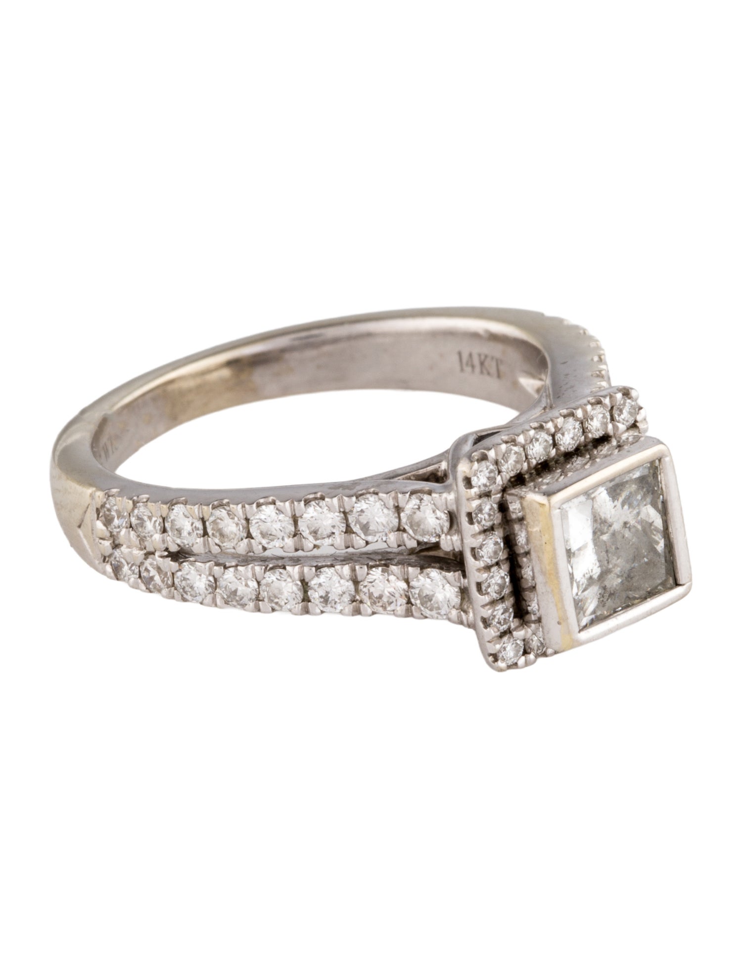 Vera Wang 14K 1.27ctw Diamond Cocktail Ring