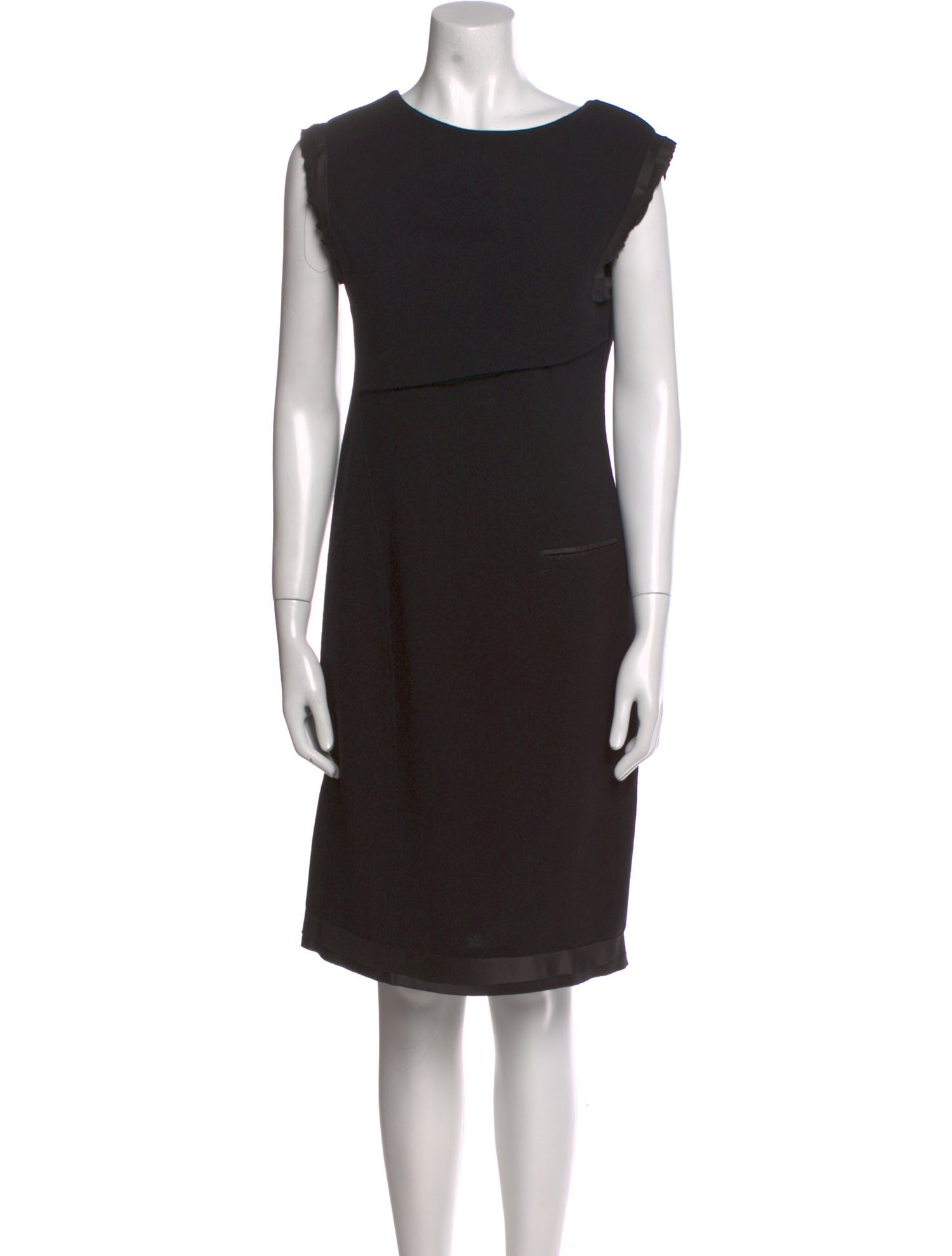 Vera Wang Wool Knee-Length Dress