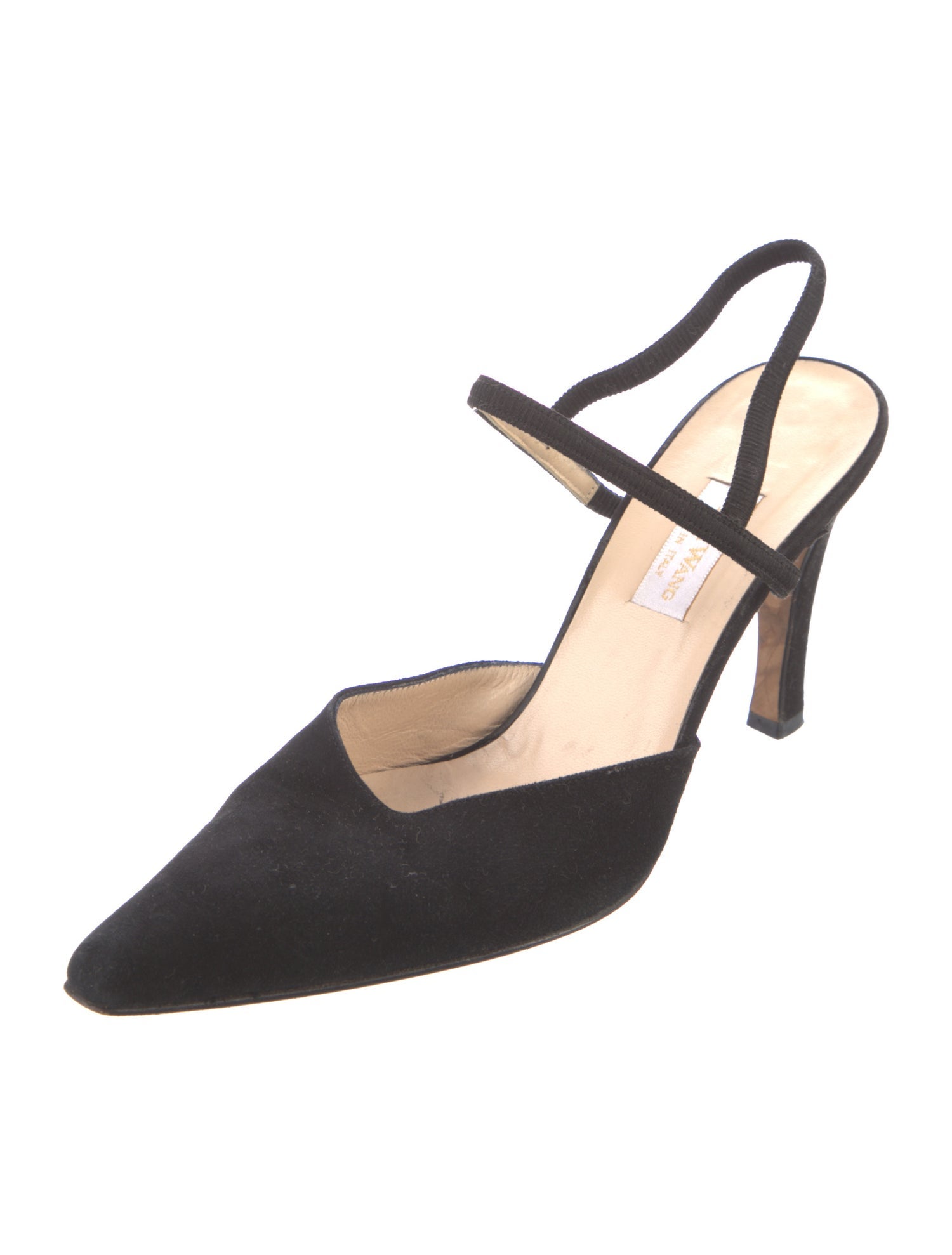 Vera Wang Suede Slingback Pumps