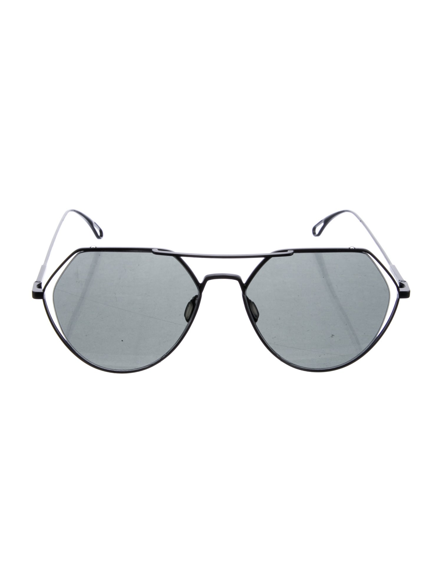 Vera Wang Aviator Mirrored Sunglasses
