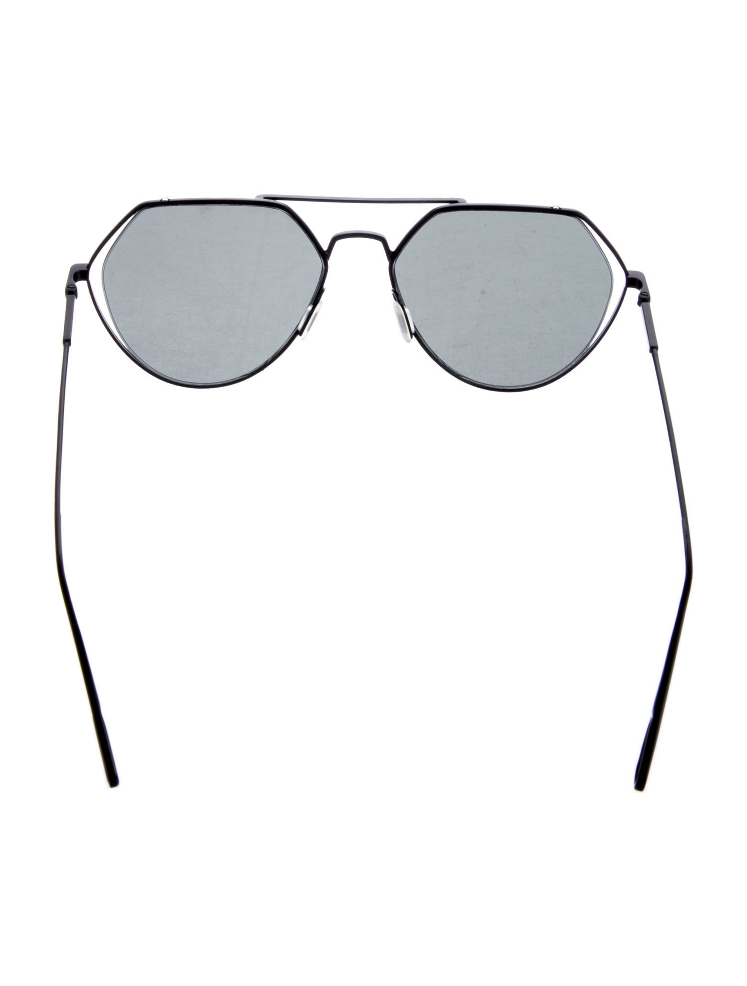 Vera Wang Aviator Mirrored Sunglasses