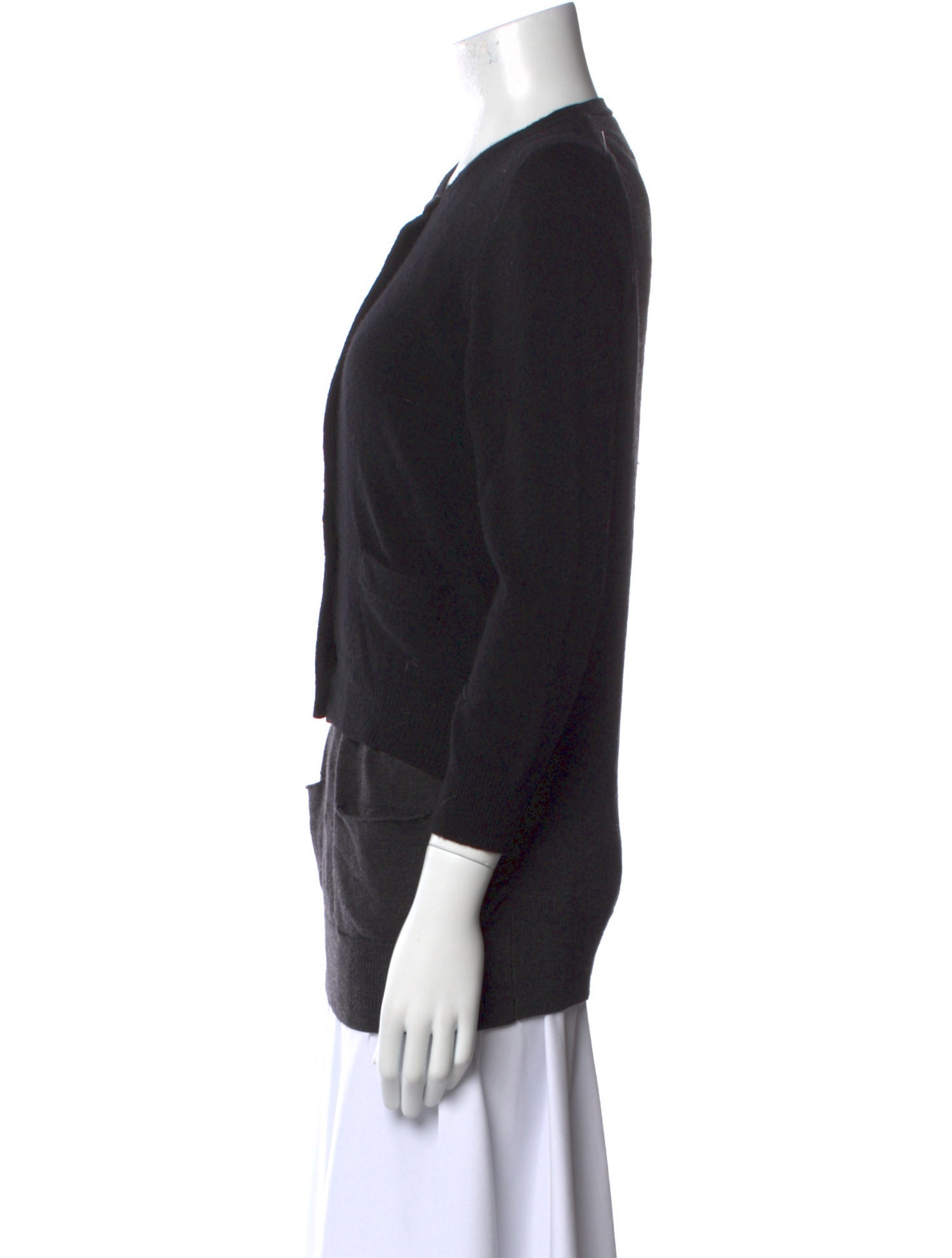 Vera Wang Merino Wool Crew Neck Sweater