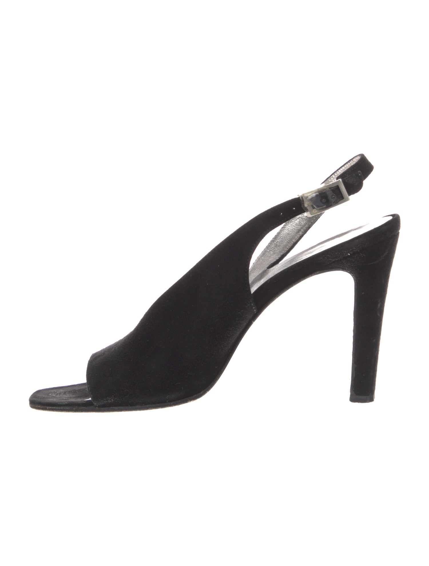 Vera Wang Suede Slingback Sandals