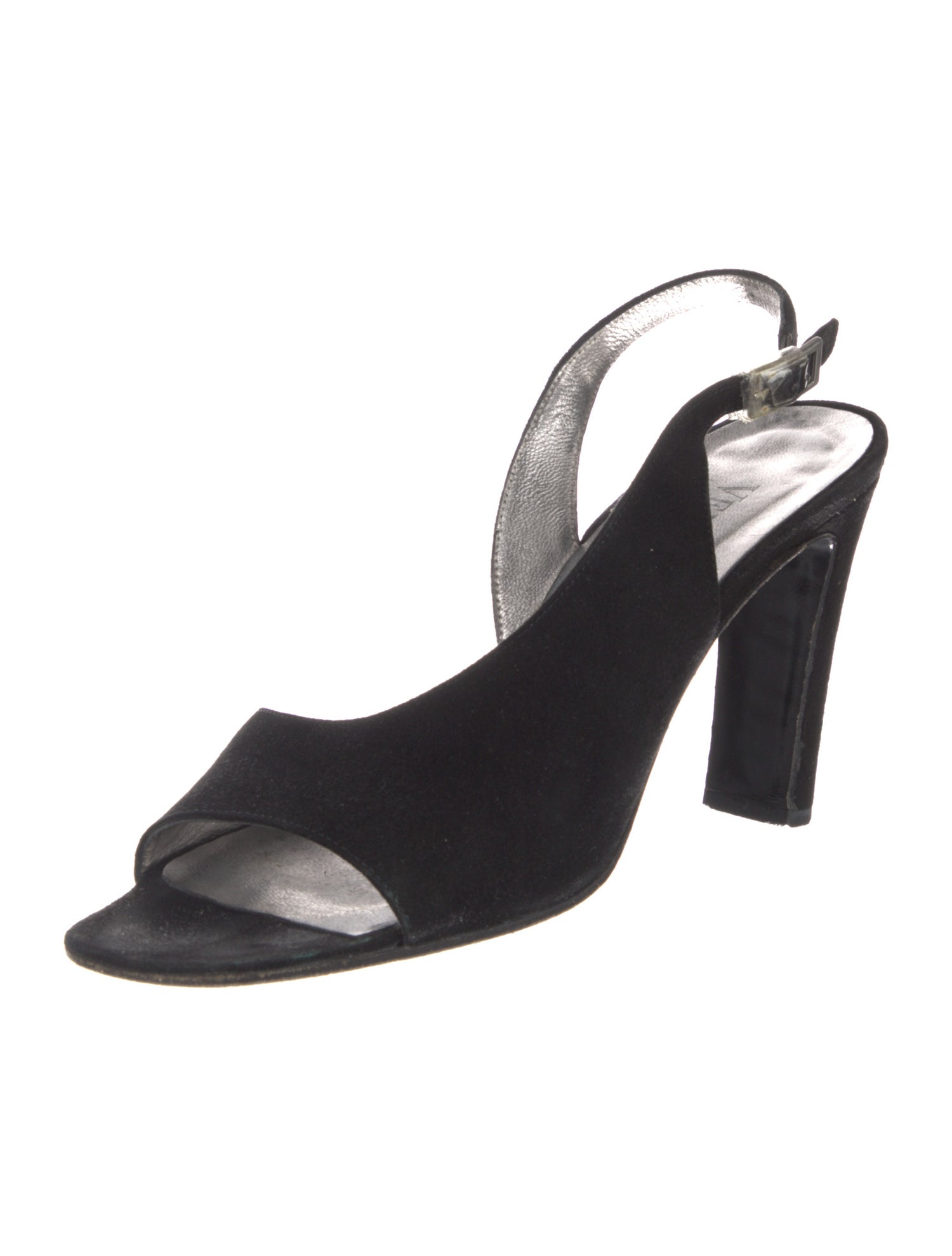 Vera Wang Suede Slingback Sandals