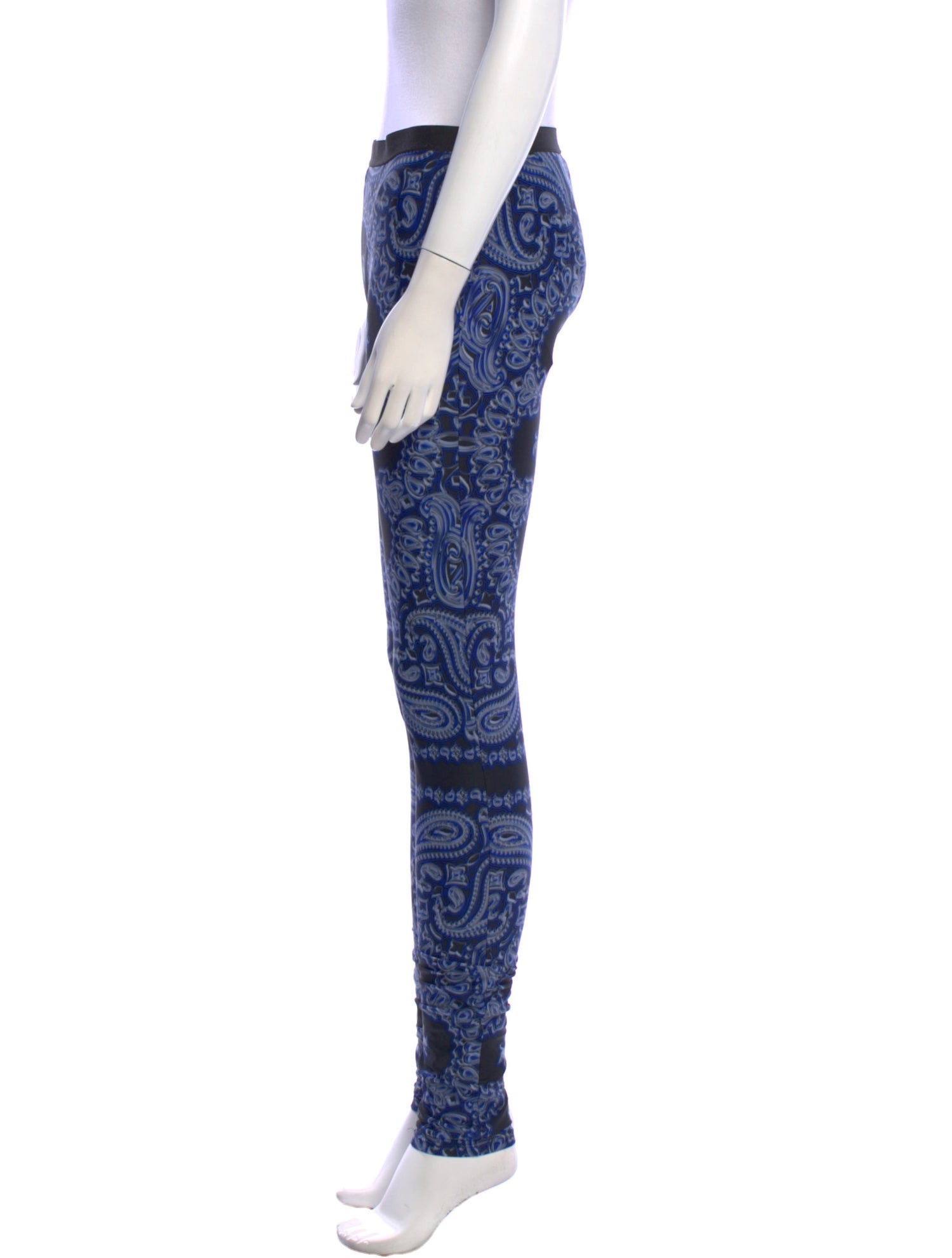 Vera Wang Paisley Print Skinny Leg Pants