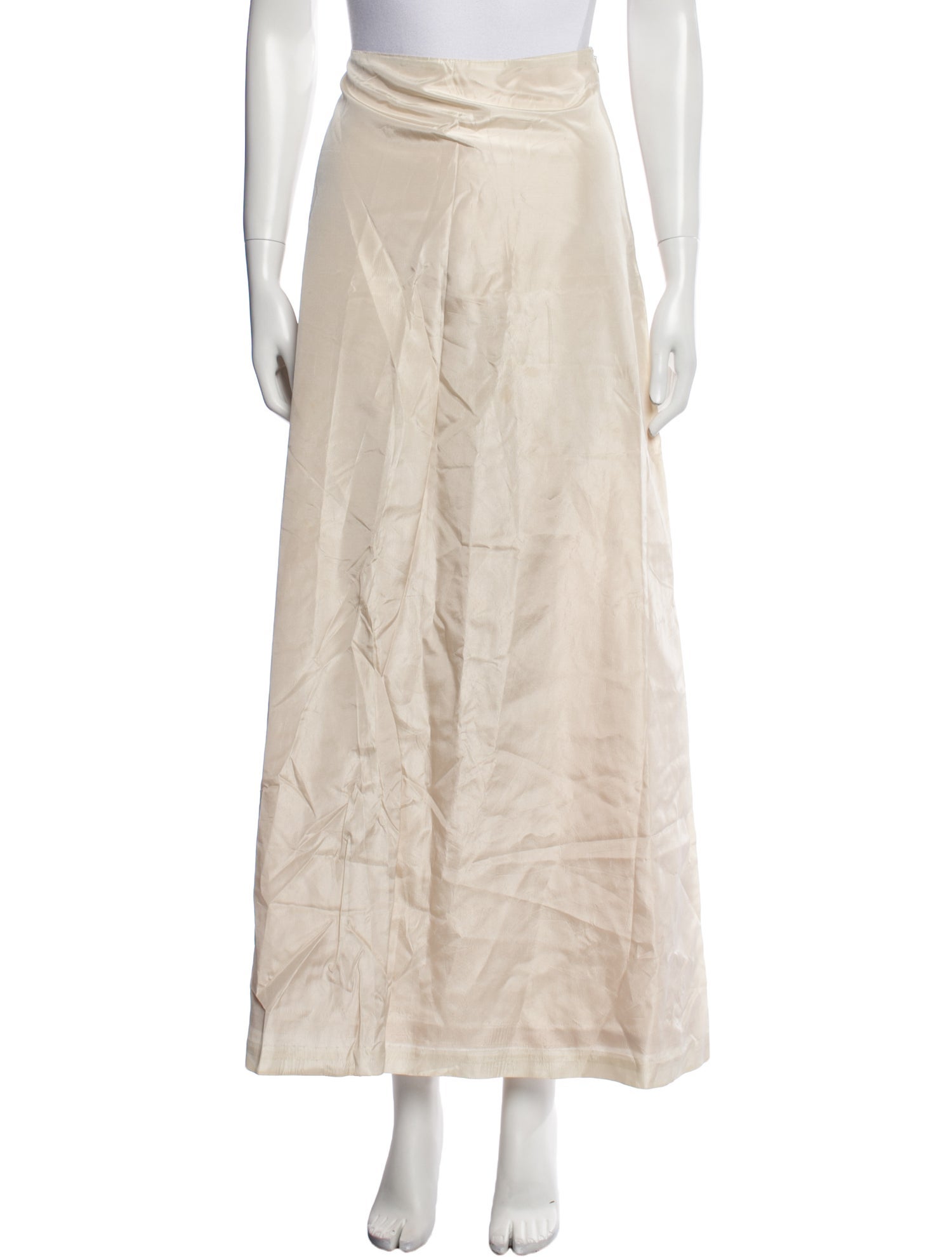 Vera Wang Silk Midi Length Skirt