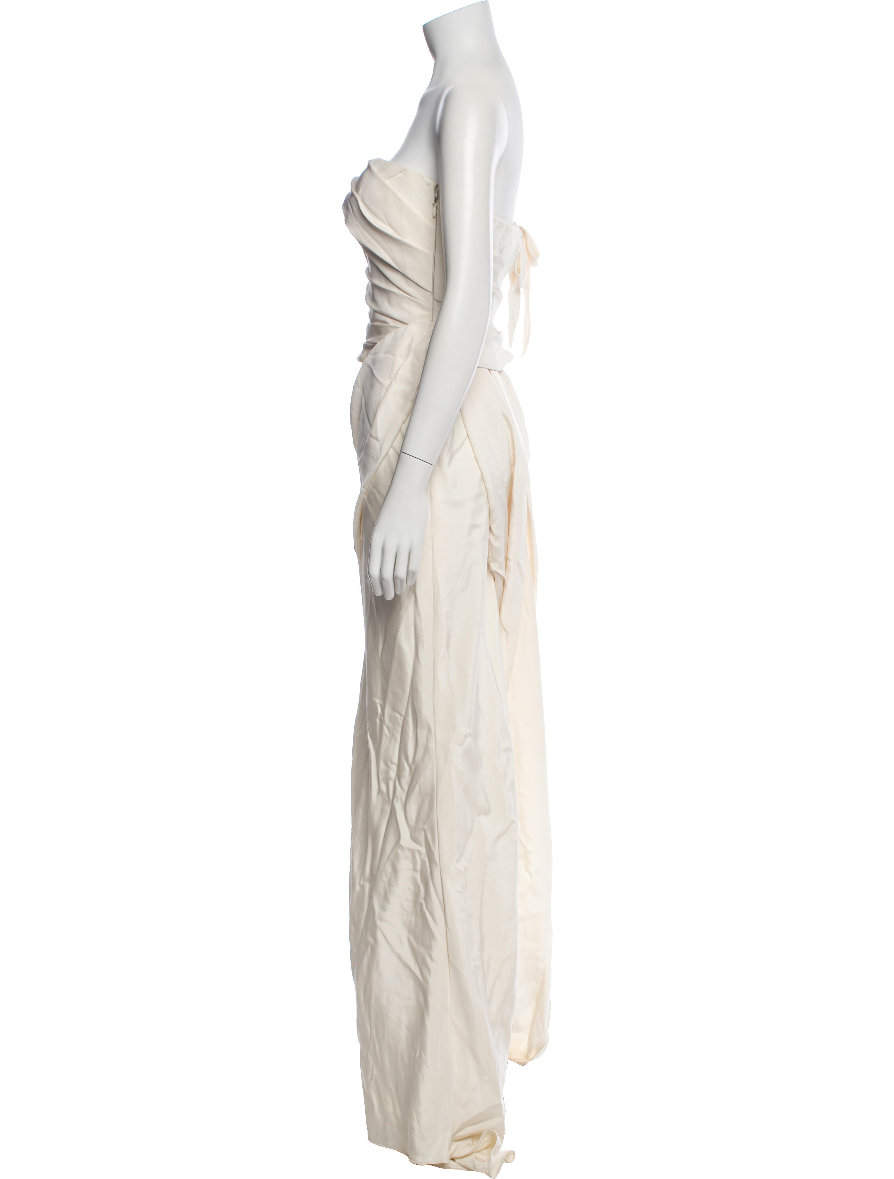 Vera Wang Silk Long Dress