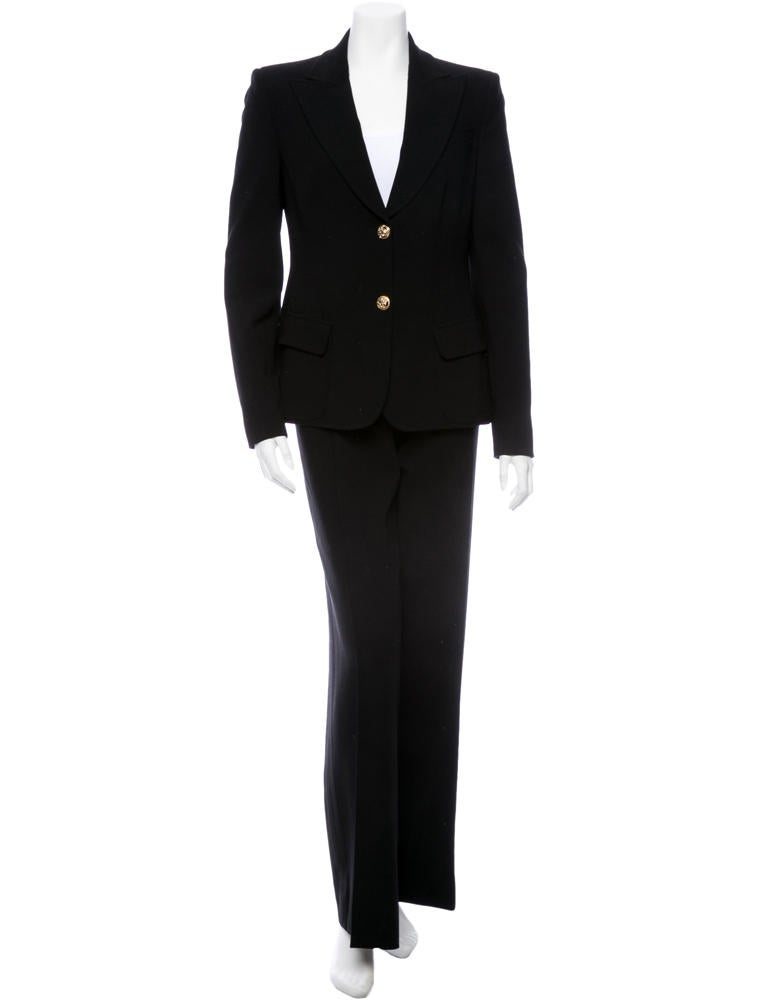 Versace Wool Pantsuit