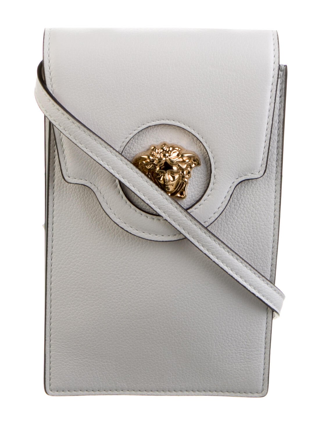 Versace Small Leather Crossbody Bag White Crossbody Bags, Handbags