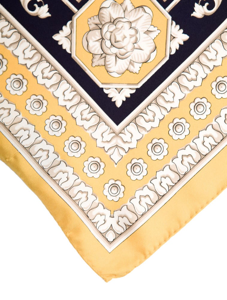 Versace Silk Scarf Accessories VES10511 The RealReal