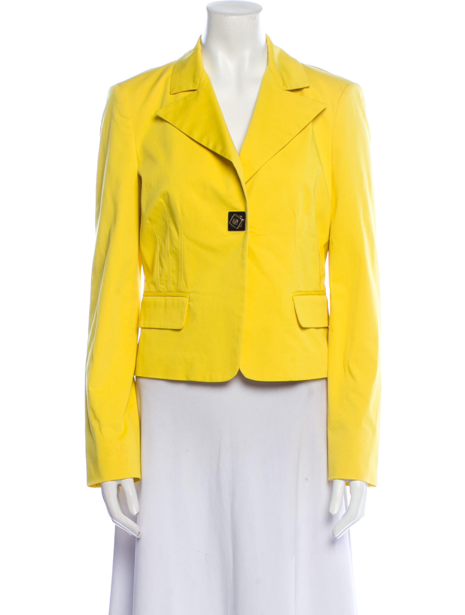 Versace Blazer Yellow Jackets, Clothing VES112110 The RealReal