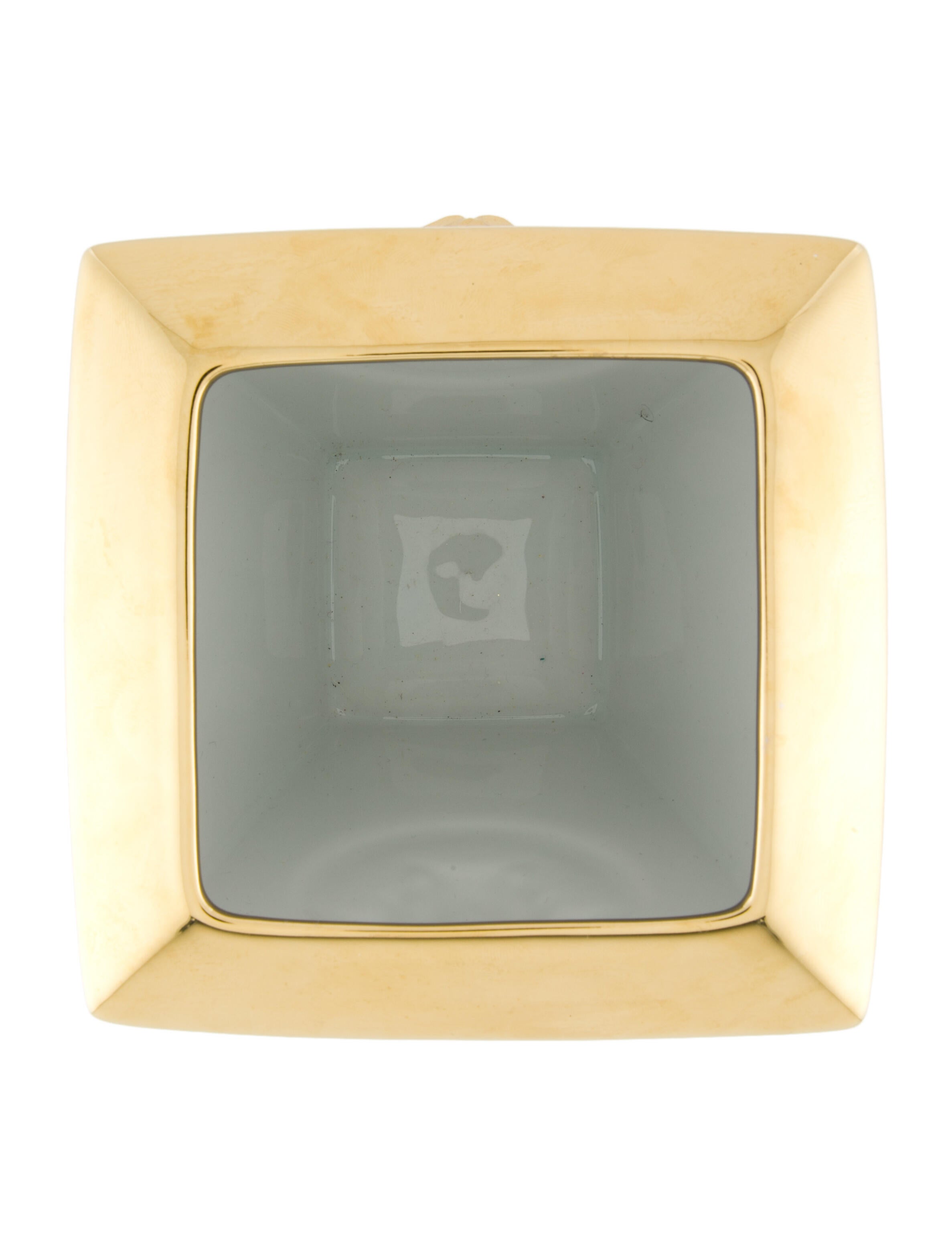 Versace Gold Medusa Vanity Vase Gold Decorative Accents, Decor