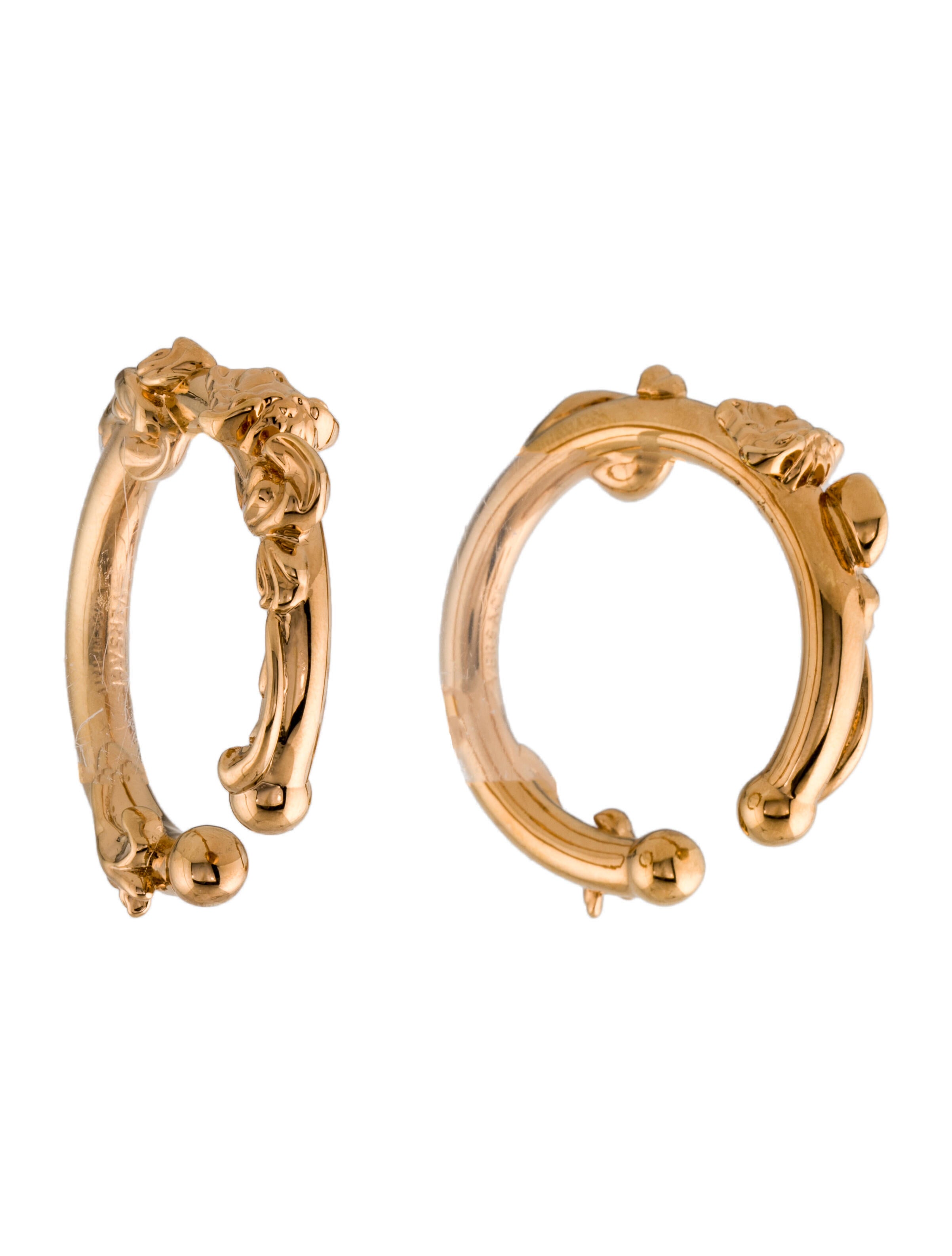 Versace Medusa Logo Ear Cuff Brass Ear Cuff, Earrings VES118316 The RealReal