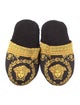 Versace Fur Printed Slides