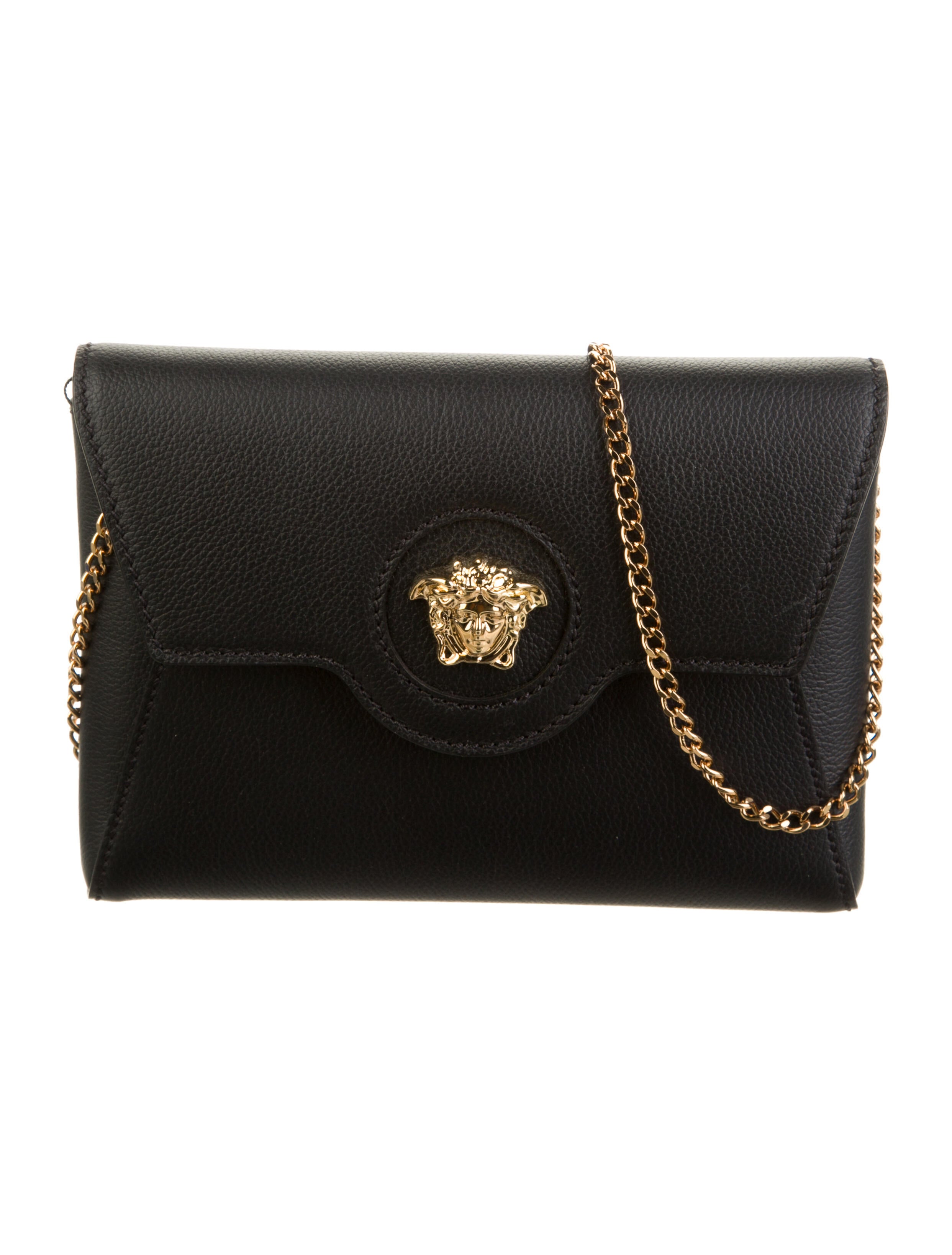 Versace Mini Leather Crossbody Bag Black Crossbody Bags, Handbags