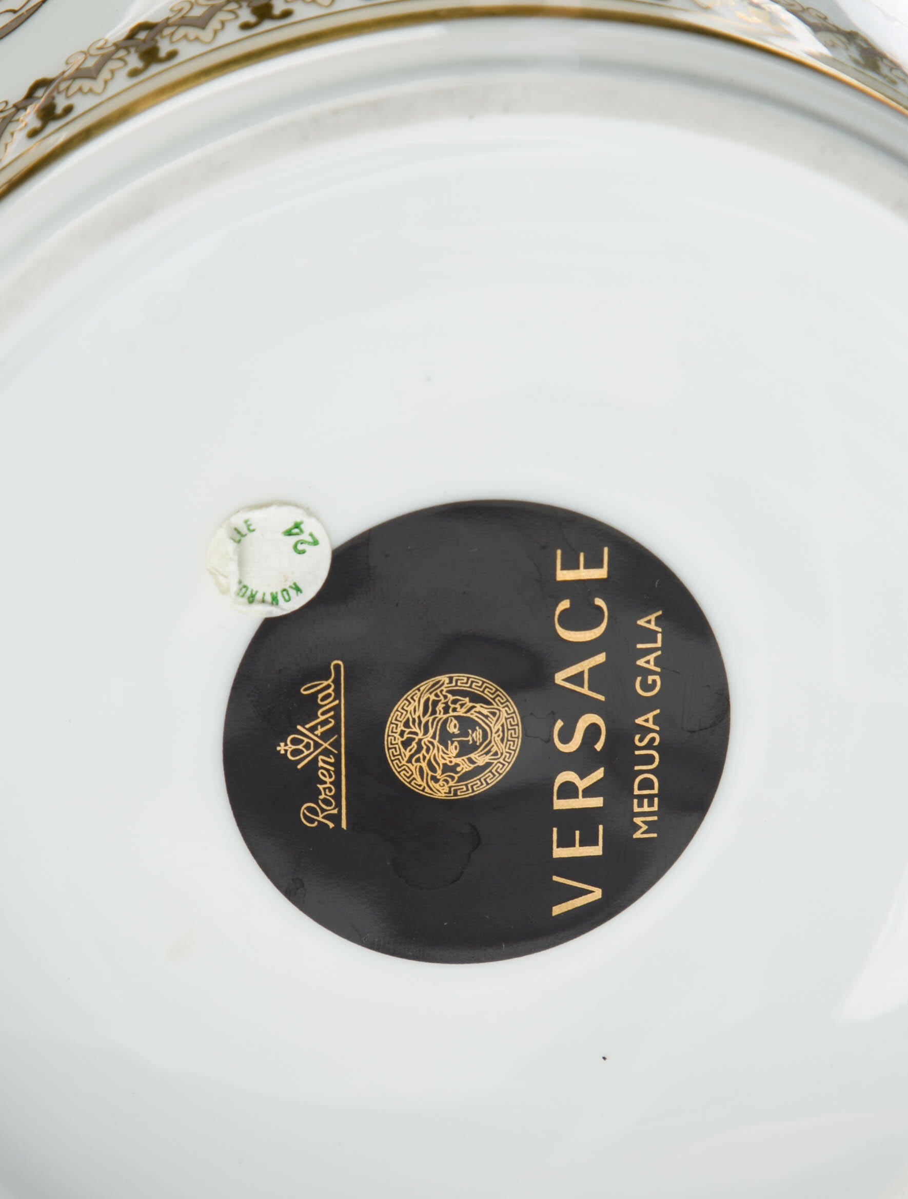 Versace Medusa Gala Vase White Decorative Accents, Decor