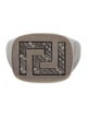 Versace Greek Key Signet Ring