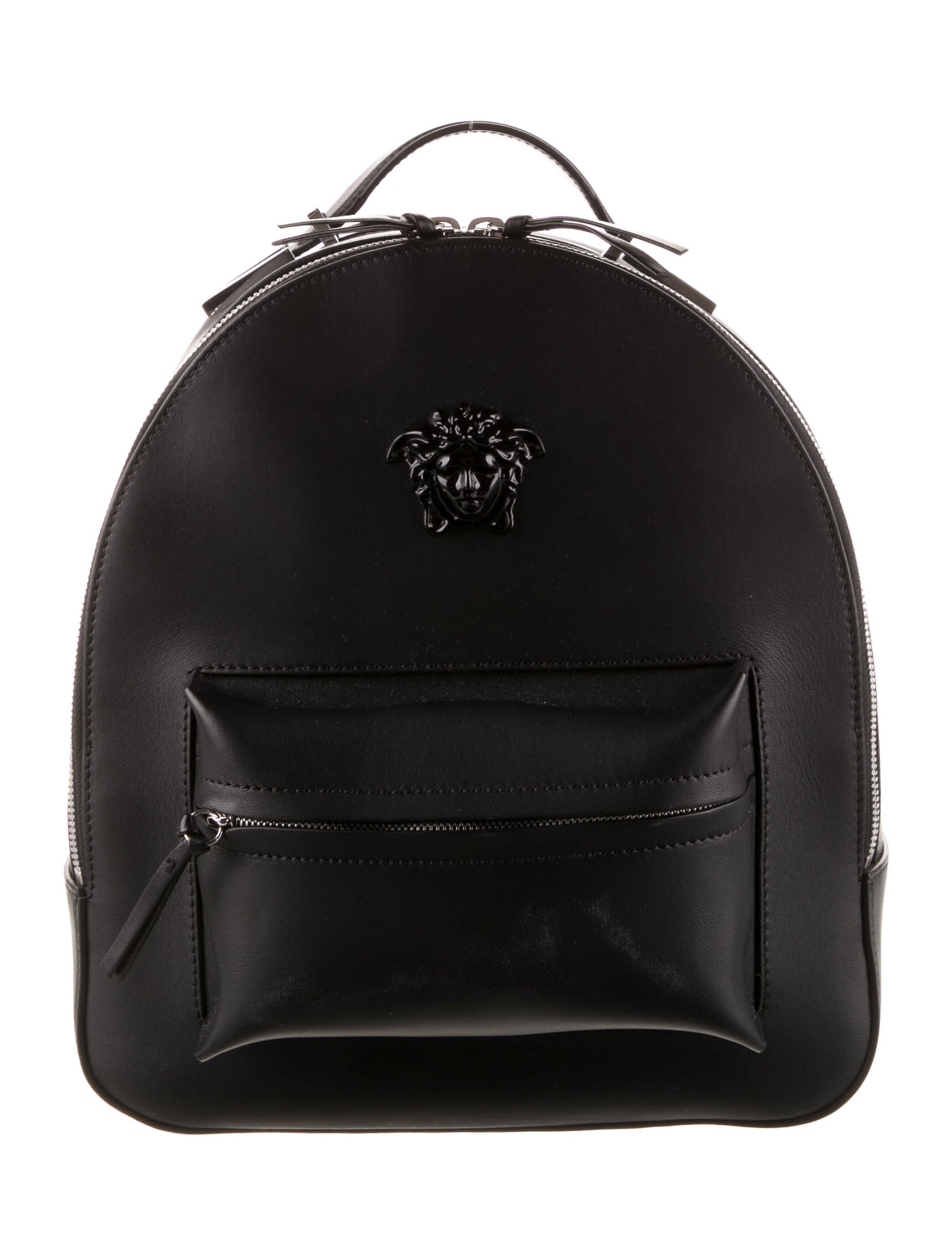 Versace Leather Medusa Palazzo Backpack