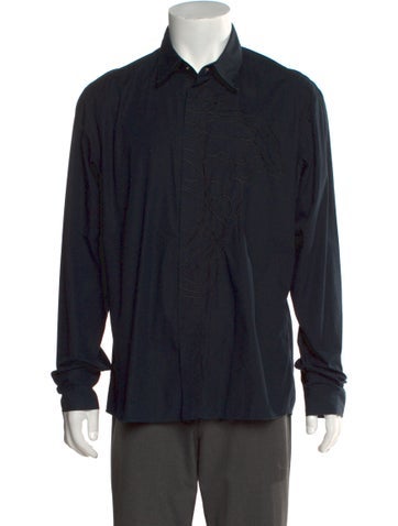 Versace Polos Collar Long Sleeve Polo Shirt XL