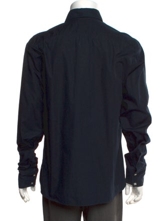 Versace Collar Long Sleeve Polo Shirt