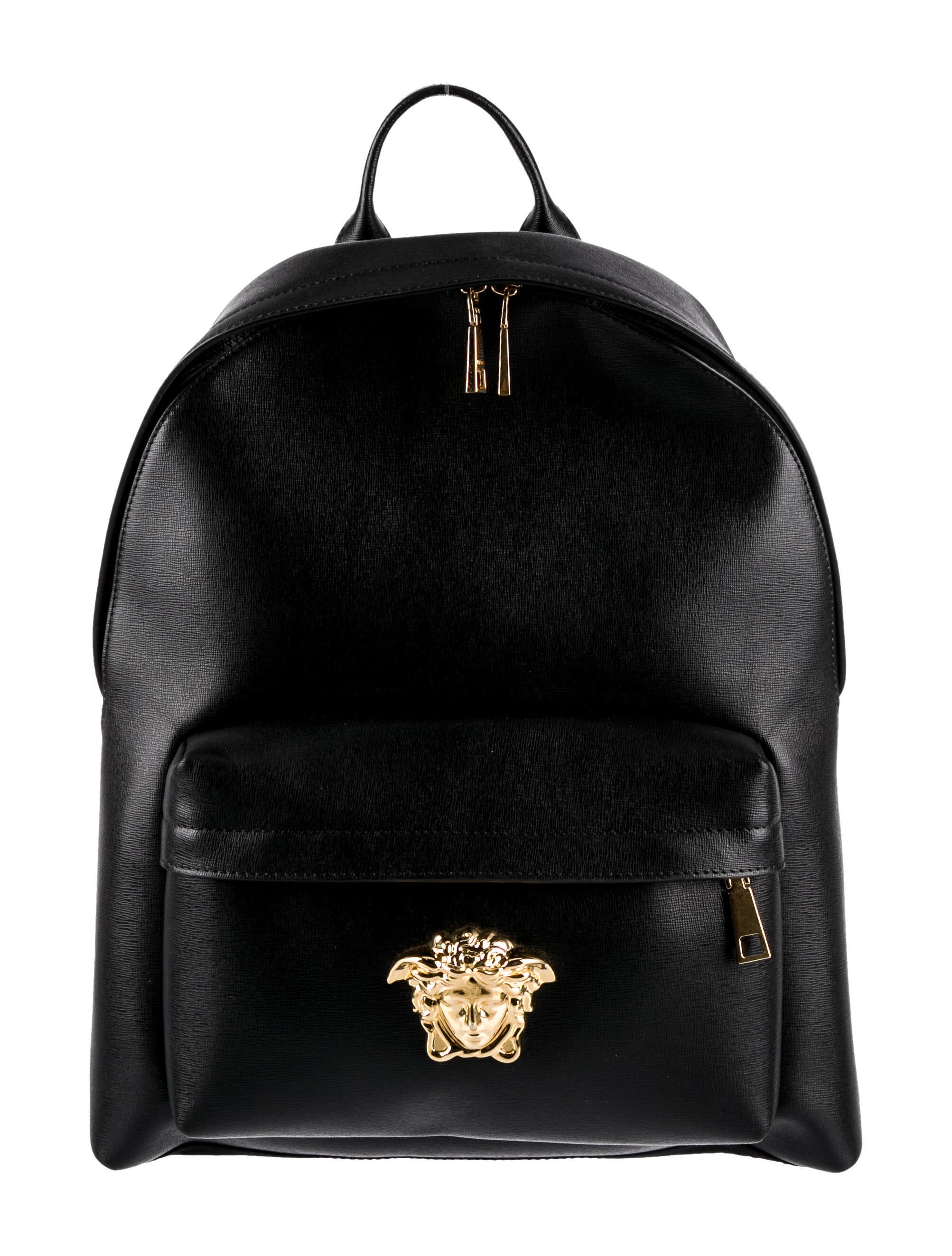 Versace Leather Medusa Backpack Black Backpacks, Bags VES130839