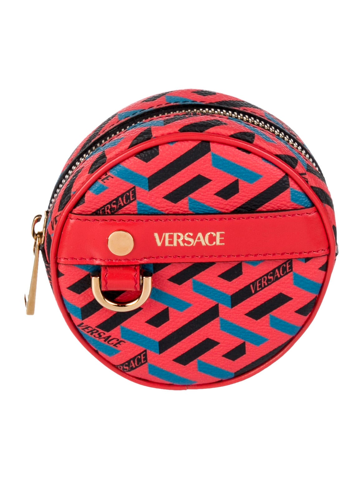 Versace La Greca Belt Bag Red Waist Bags, Handbags VES133164 The