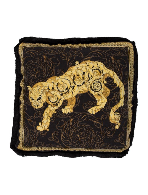 Versace Tiger Throw Pillow