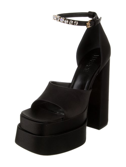 Versace Medusa Insignia Canvas Sandals