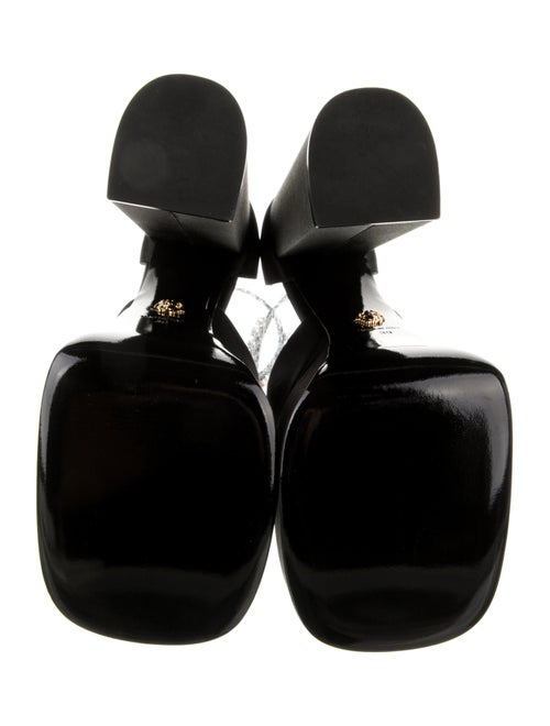 Versace Medusa Insignia Canvas Sandals