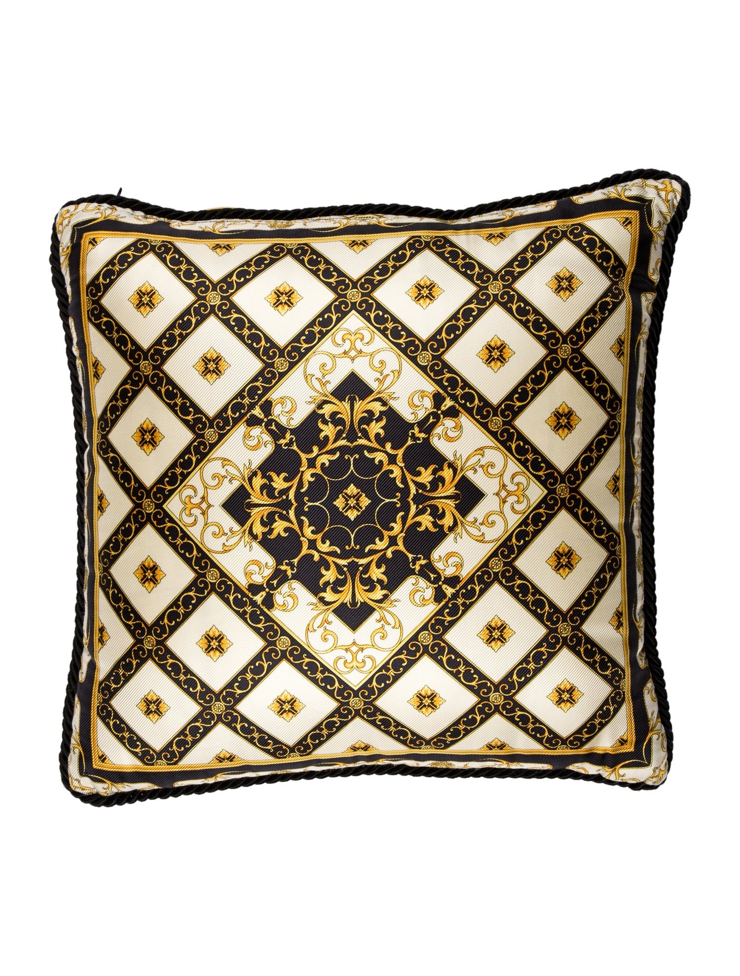 Throw Pillow Wool Needlepoint Throw Pillow w/ Tags Blue Pillows