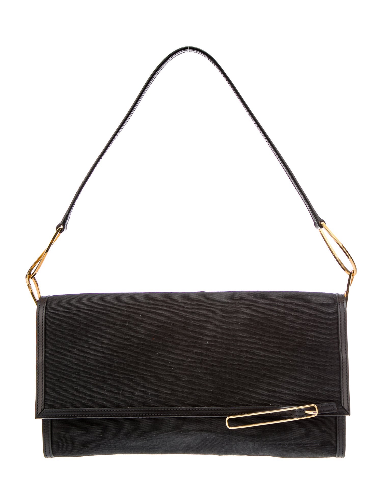 Gianni Versace Canvas Shoulder Bag