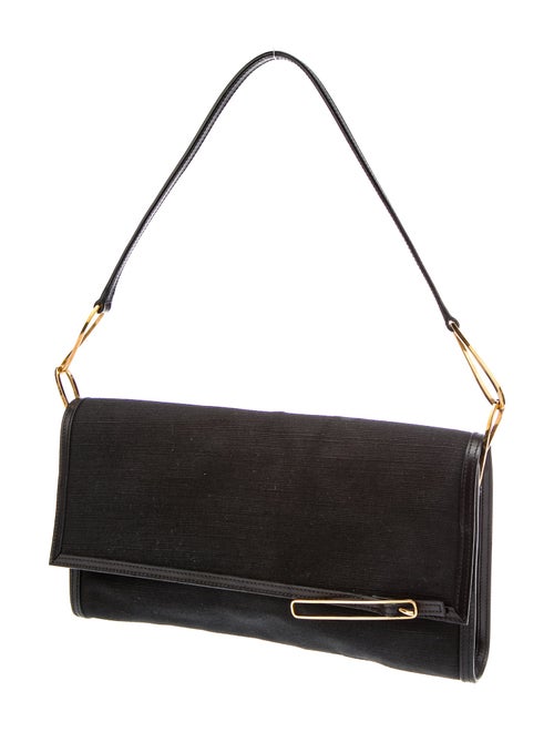 Gianni Versace Canvas Shoulder Bag