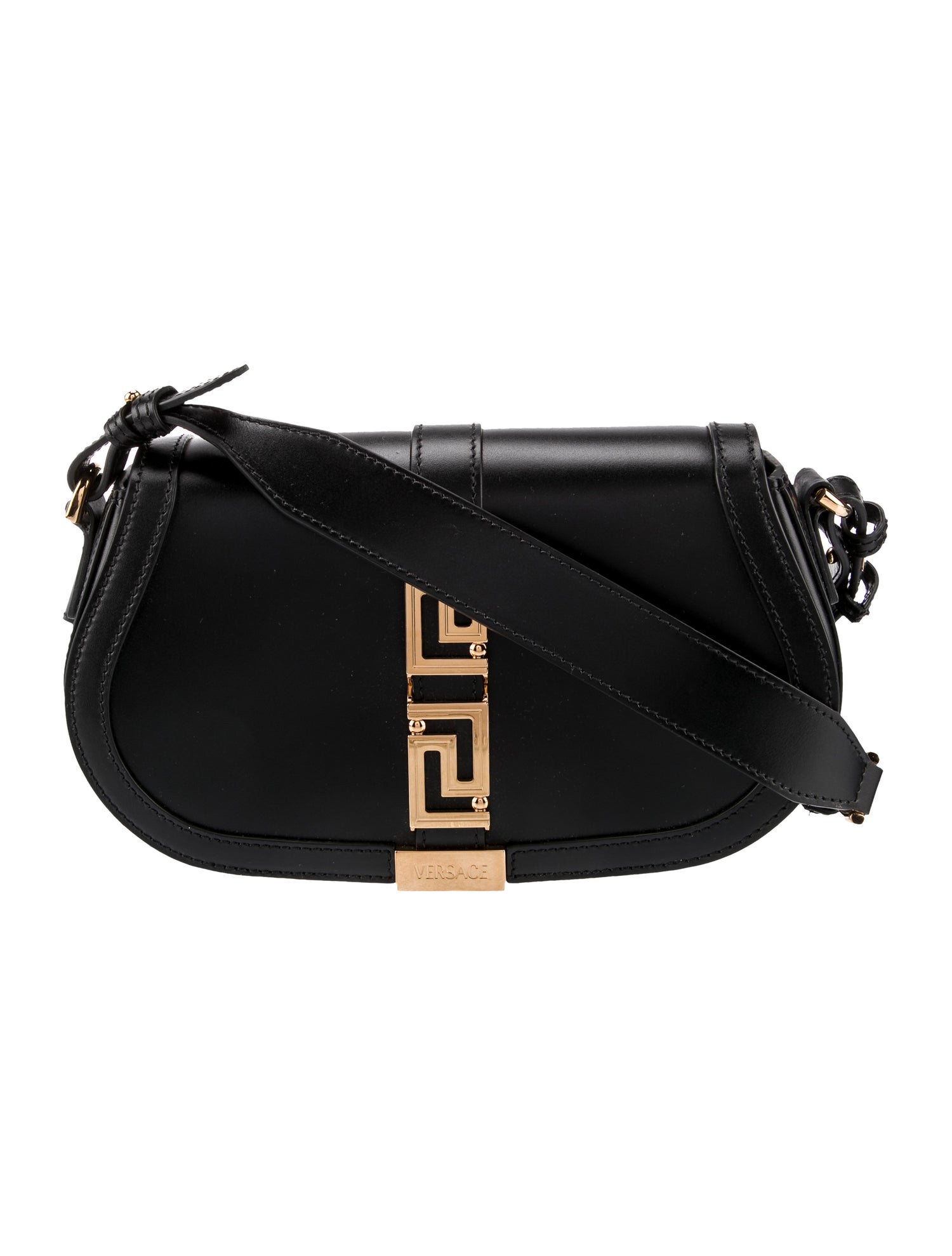 Versace Leather Crossbody Bag Black Crossbody Bags, Handbags