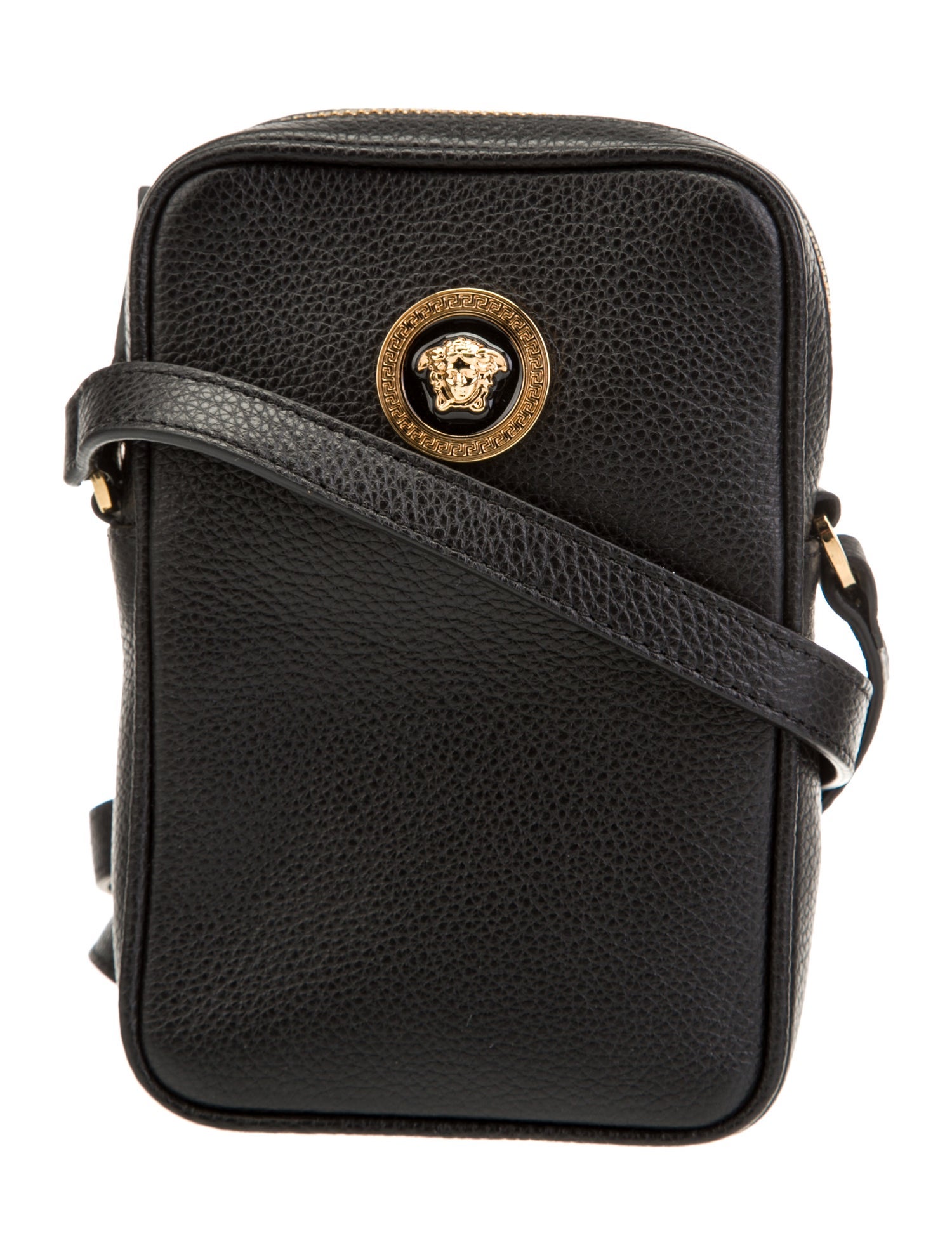 Versace La Medusa Camera Bag Black Mini Bags, Handbags VES147302