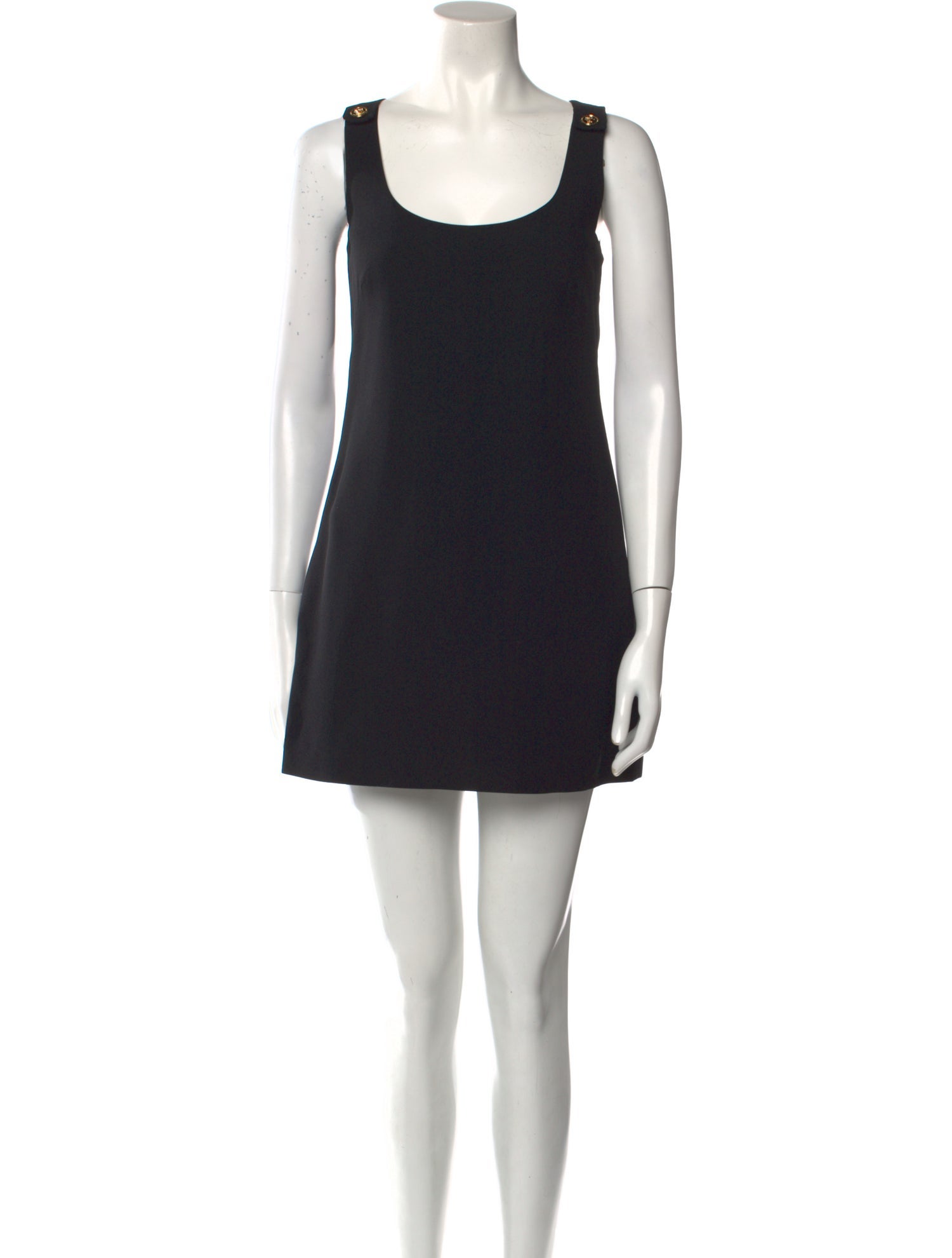 Versace Scoop Neck Mini Dress w/ Tags