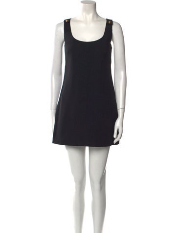 Versace Dresses Scoop Neck Mini Dress Us8, It44 | M