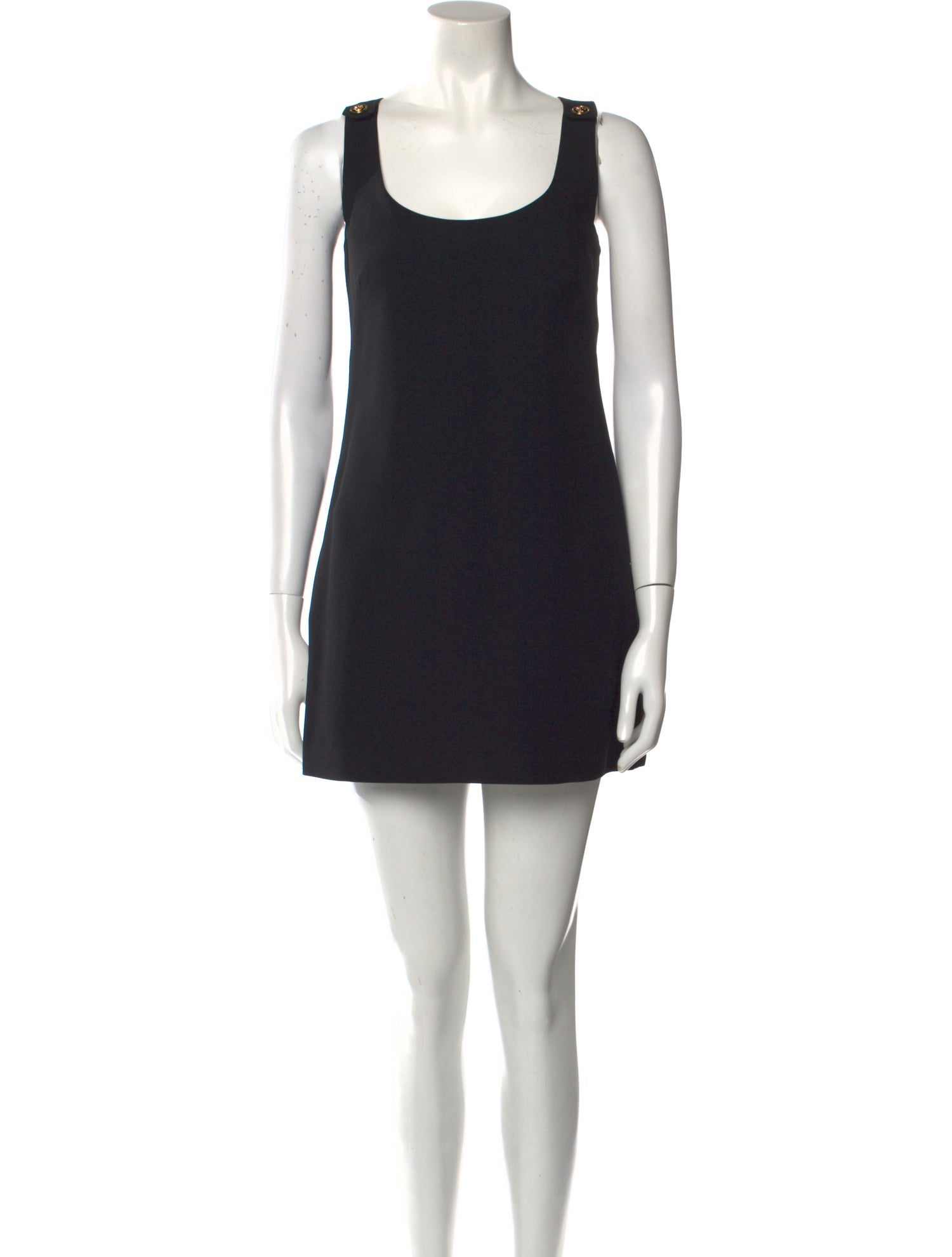 Versace Scoop Neck Mini Dress w/ Tags