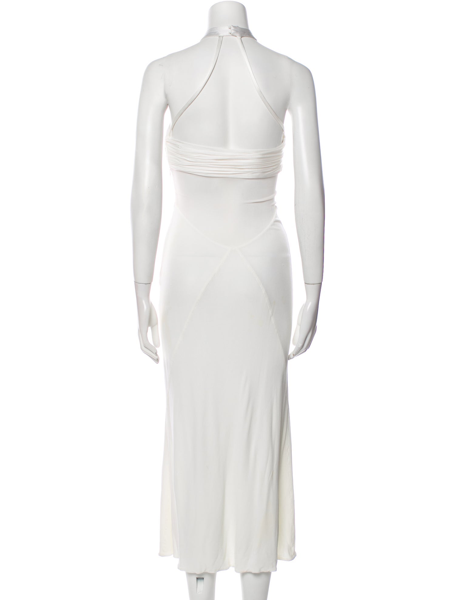 Versace V-Neck Long Dress