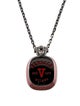 Versace Enamel Medusa Head Logo Pendant Necklace