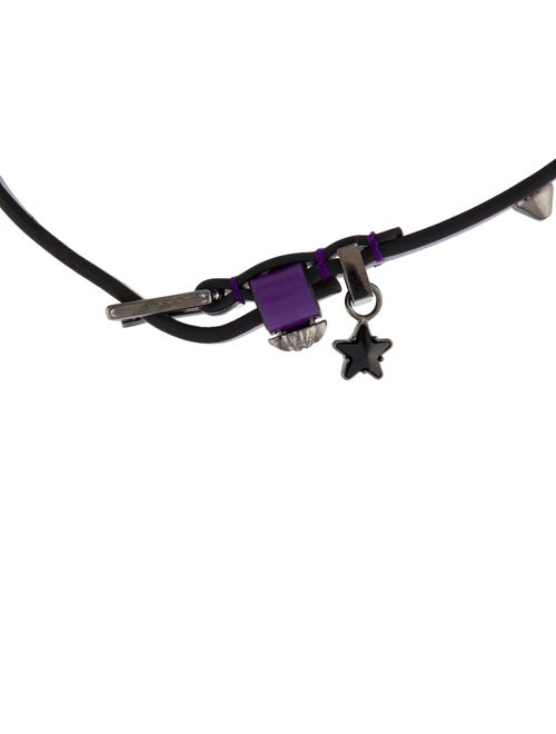 Versace Crystal Studded Medusa Choker Necklace