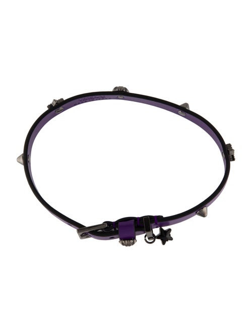 Versace Crystal Studded Medusa Choker Necklace