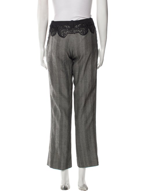 Versace Striped Wide Leg Pants