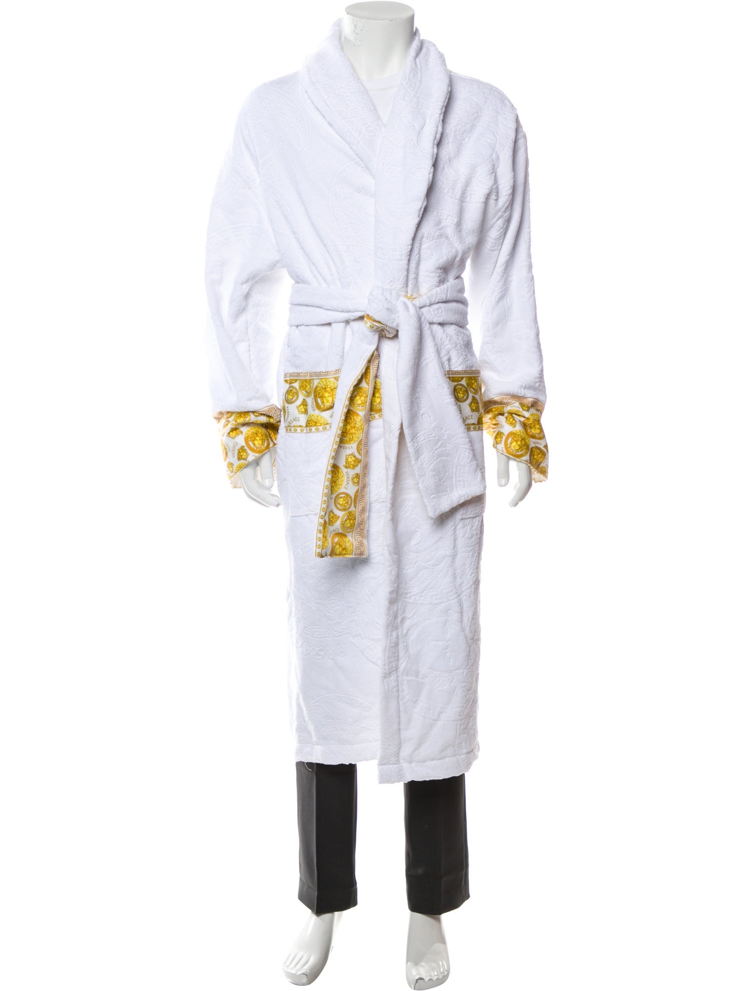 Versace Graphic Print Robe