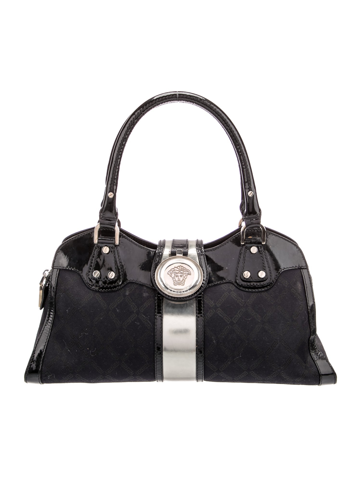 Versace Greca Top Handle Bag